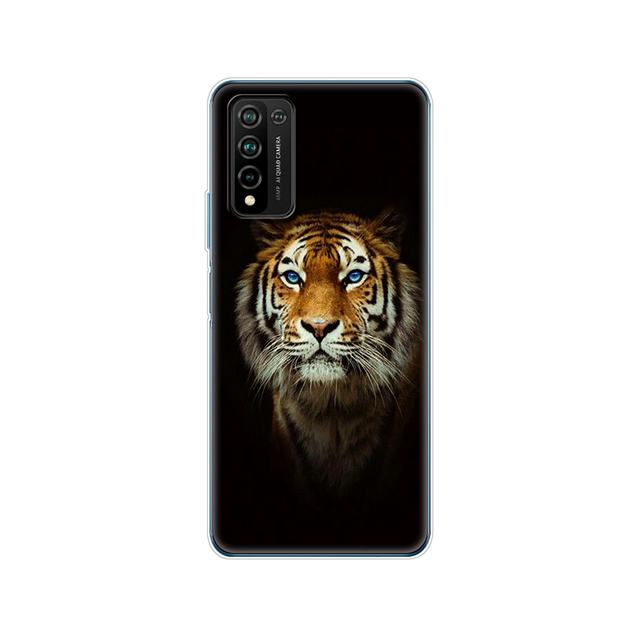 Honor 10X Lite Case Silicon TPU Soft Back Cover Phone Case For Huawei Honor 10X Lite Bumper 10XLite Funda Etui Bag Shell