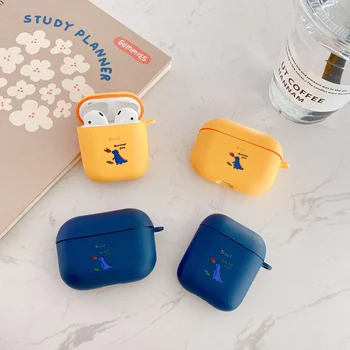 

For Airpods Case Cute Cartoon Dinosaur Soft Wireless Bluetooth Earphone Case For Apple Airpods 2 1 3 pro Protective Cover Box