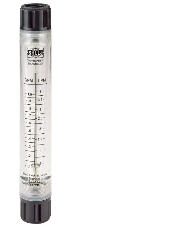LZM-15G 1/2"BSP Tube Type ABS Liquid Flow Meter Tool 0.1-0.5GPM 0.1-1GPM 0.2-2GPM 0.2-2.5GPM 0.5-5GPM
