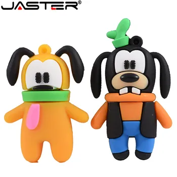 

JASTER Mickey and Goofy Pluto USB Flash Drive pen drive Animal cartoon pendrive 4GB/16GB/32GB/64GB exquisite pendrive funny usb
