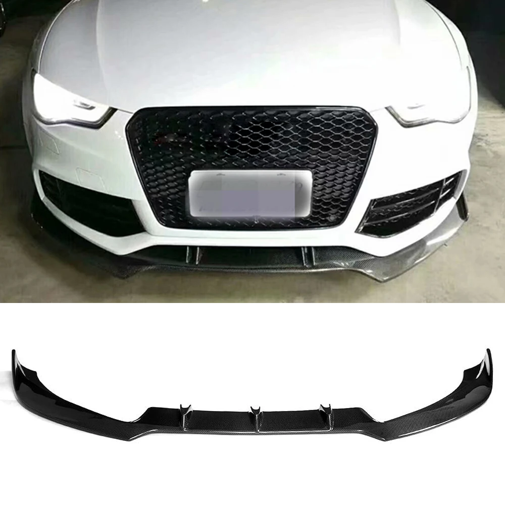 Передний бампер спойлер для Audi RS5 2012 2015 купе 2 дверный переднего бампера