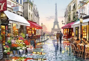 

DIY Digital Oil Painting Currently Available Modern Panoramic Street View Living Room Bedroom Oil Painting Decoration 40 * 50cm
