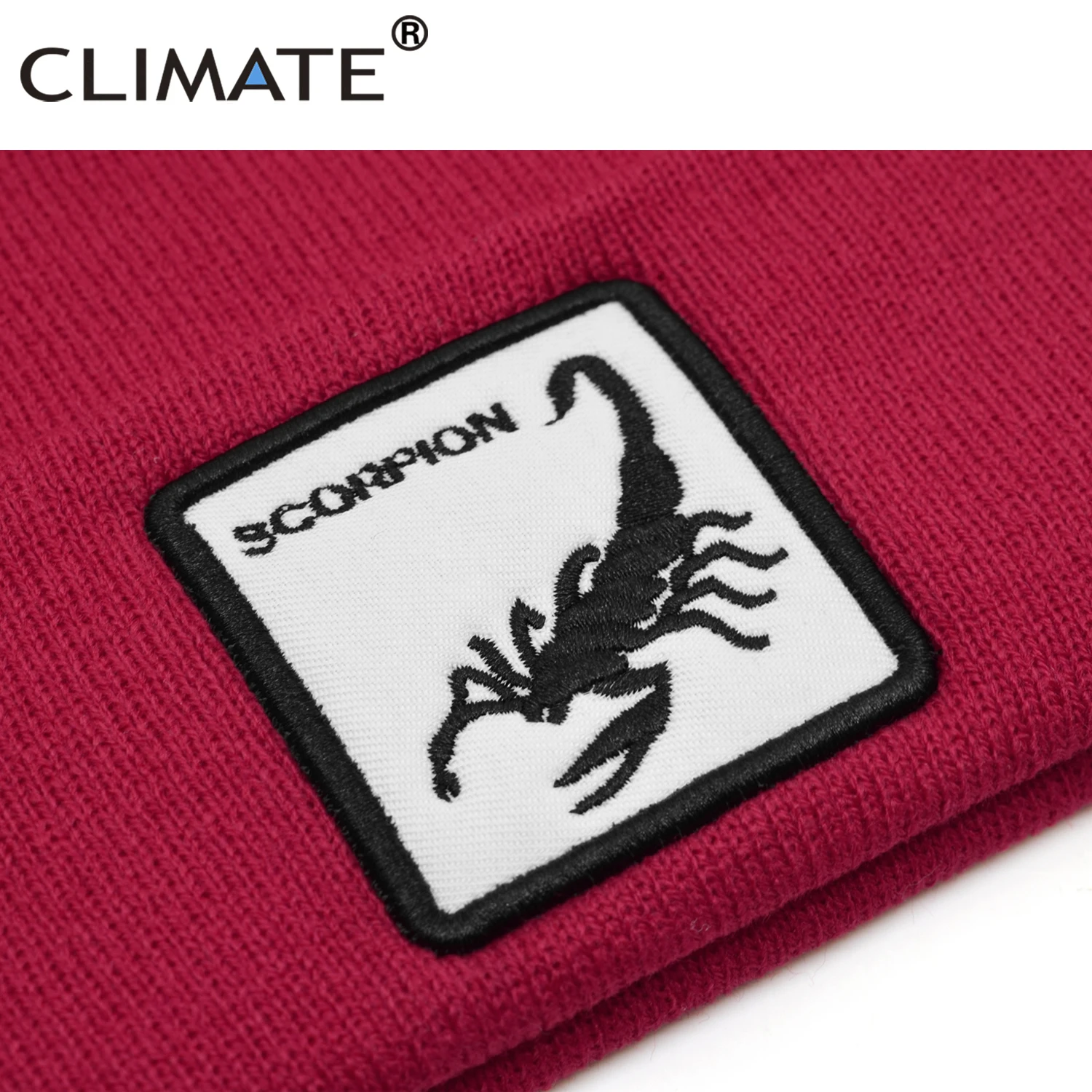 Шапка-бини с изображением скорпиона, теплая зимняя шапка с изображением животных, черная шапка с изображением скорпиона, зимняя мужская шапка с логотипом животного