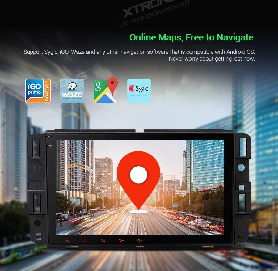 " Android 9,0 Pie OS Автомобильная Мультимедийная навигация gps Радио Для Hummer H2 2008-2009 с автопроигрыванием/Android Поддержка авто функций
