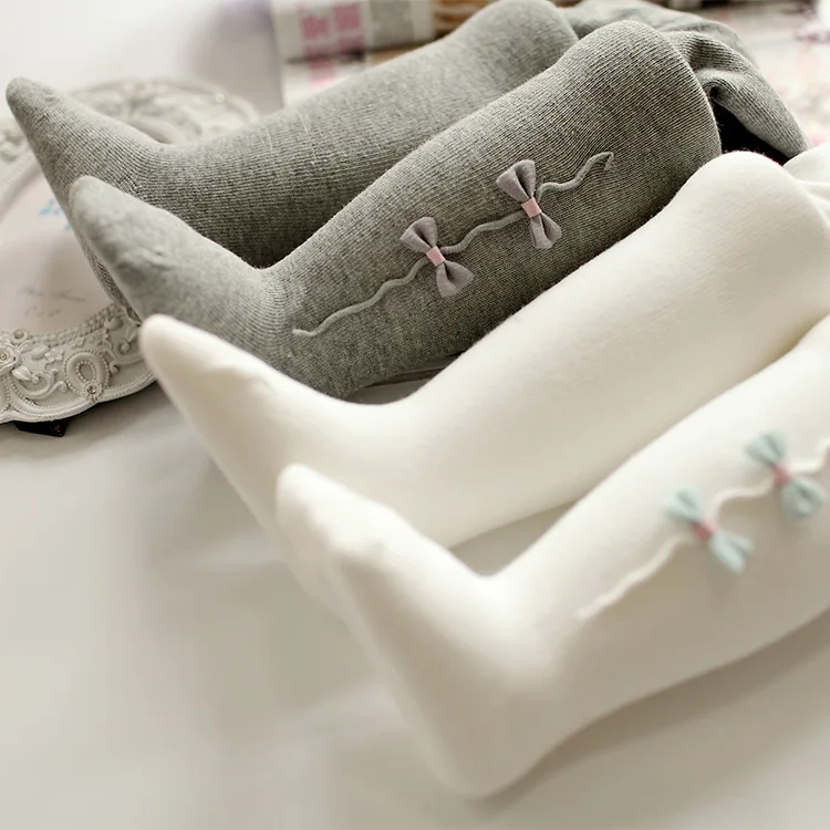 

Spring And Autumn Baby Bow Patyhose Infants Cotton Can Open Files Big Pp Pants Girls Outer Wear Base Coaster