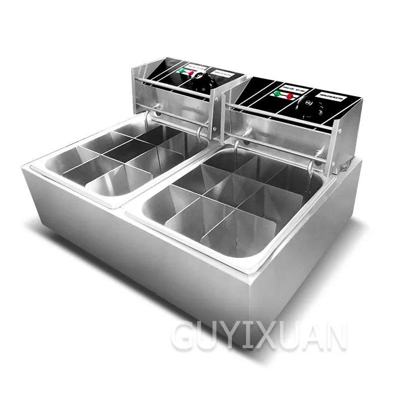 US $118.26 Commercial Multifunctional Oden Cooking Machine Noodle cooker Double Oven Nine Grid Oden Cooking Machine Spicy hot stove