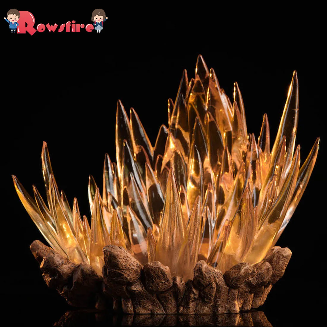 

Rowsfire Explode Effect Ground Decor Platform Impact Ground Effect Prop for 10-30cm for gundamModel Action Toys with Battery