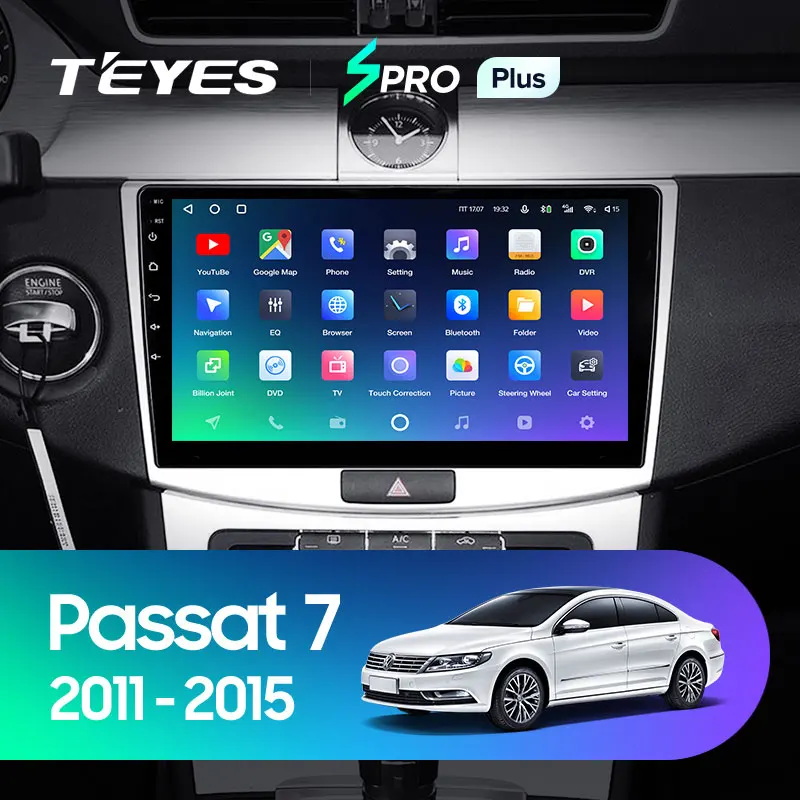 TEYES SPRO Plus Штатная магнитола For Фольксваген Пассат B7 NMS Volkswagen Passat 7 2011 2015 до 8 ЯДЕР 6 +
