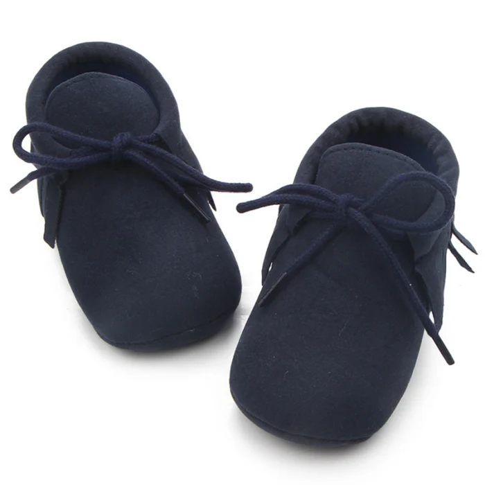 Детская обувь с бахромой и бантом для малышей; сезон весна-осень; детские тапочки для малышей; Prewalkers-35 для мальчиков