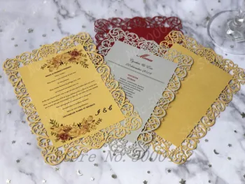 

12x17cm Laser Cut Love Table Place Card Wedding party menu card Wedding Favor Party Decoration diy Guest Place Cards 20pcs/lot