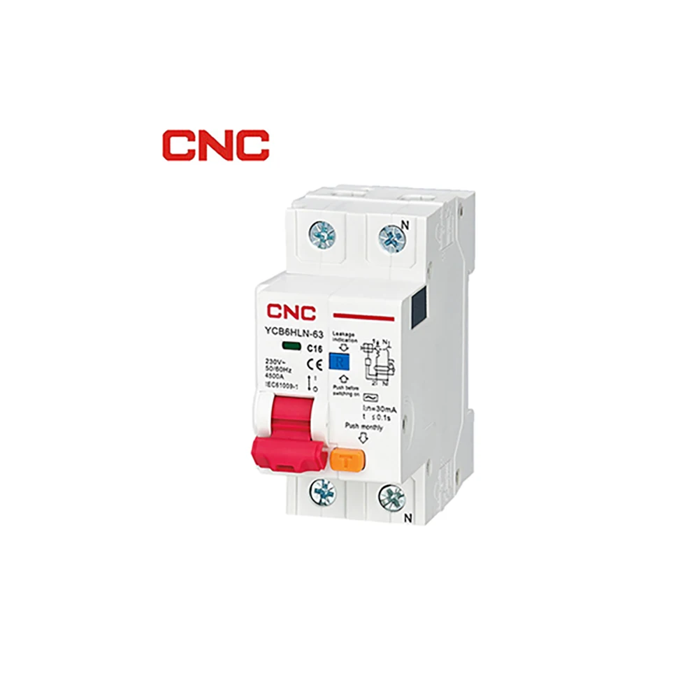 Бесплатная доставка CNC 1P + N 230 В RCBO MCB 50 мА автоматический выключатель | Автоматические выключатели -1005001758134375