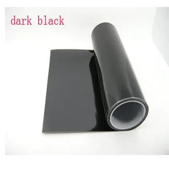 

Tint Vinyl Film For Headlight Taillight Foglight Smoke Film Sheet 12"x72"/30cmx183cm Light black Dark black Clear