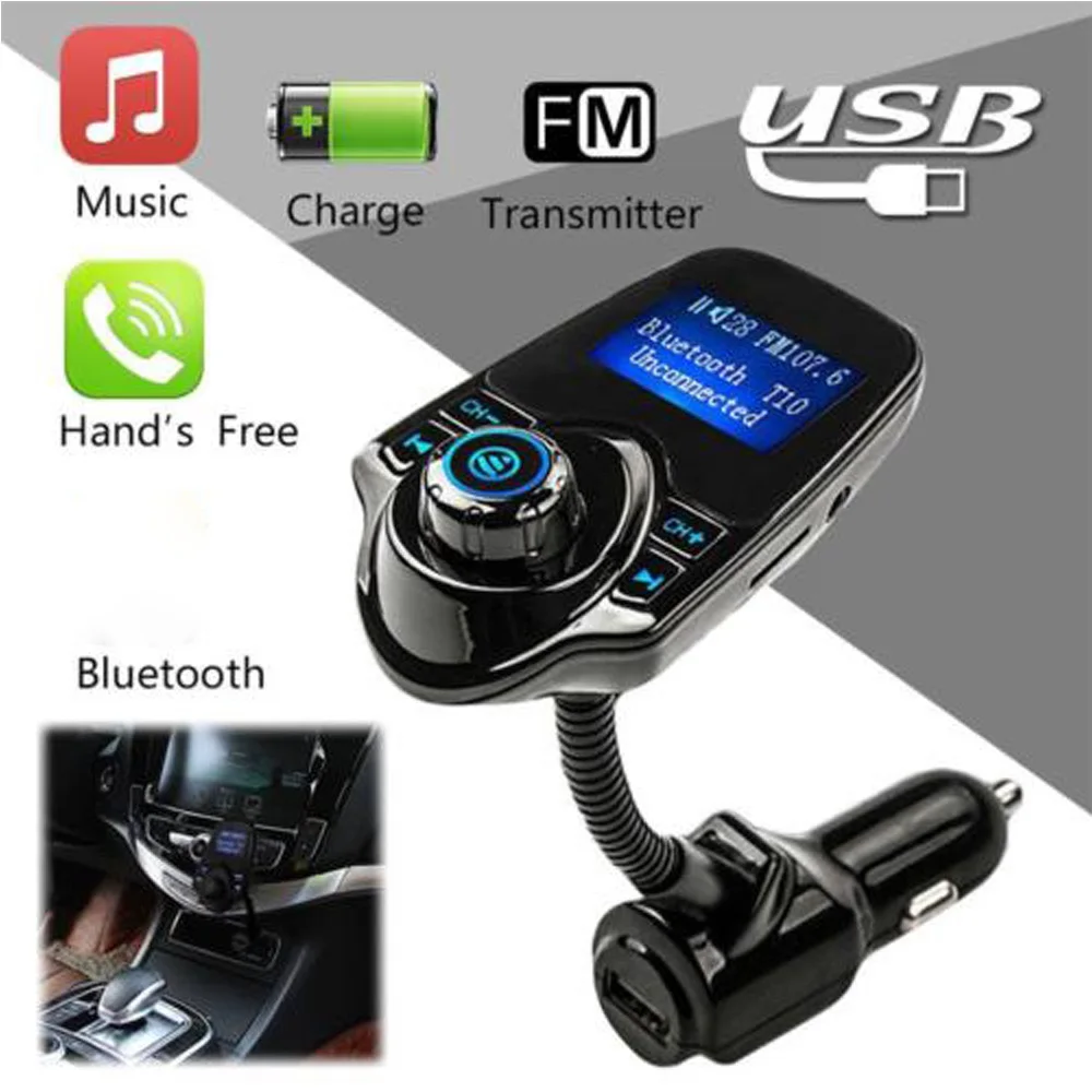 Bluetooth Hands-free автомобильный комплект fm-передатчик MP3 USB Автомобильное зарядное устройство высокопроизводительный Bluetooth модуль и MP3 декодер чип