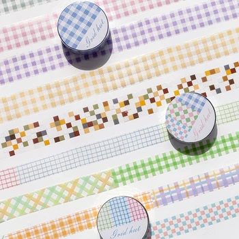 

1Pcs 3M Wide Basic Grid Series Washi Masking Tape Decorative Adhesive Tape DIY Scrapbooking Sticker Label