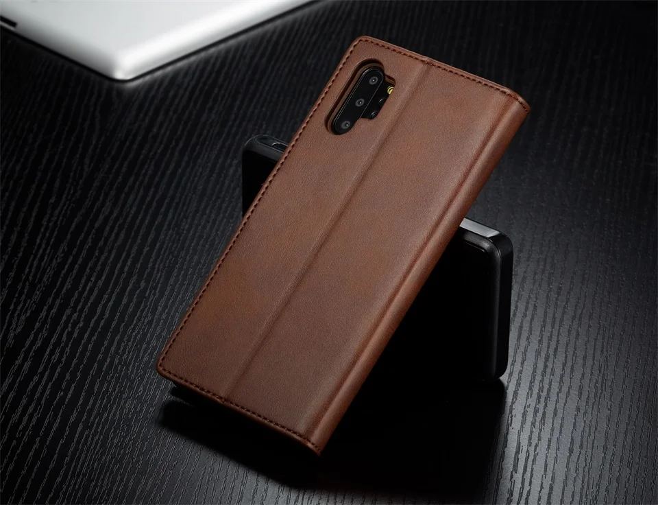 Флип кожаный Кошелёк на магните чехол для samsung Galaxy Note 10 Plus слот для карт чехол для samsung Galaxy S10 S9 S8 Plus Note 8 9 чехлы