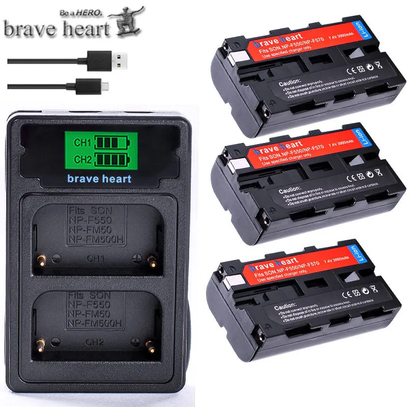 NP F550 Batteries + F530 F570 зарядное устройство для Sony CCD SC55 TRV81 DCR TRV210 MVC FD81 Hi 8|Цифровые