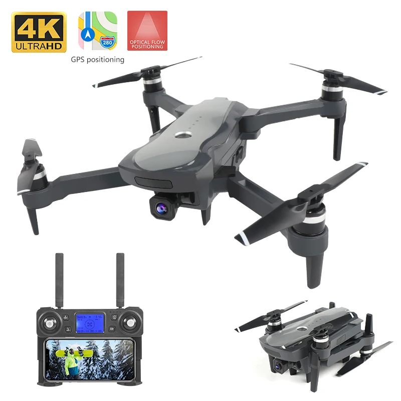 

K20 ESC HD Aerial 4K Drone GPS WIFI FPV Optical Flow Foldable Quadrotor High Hold Mode RC Helicopter Outdoor Shooting Equipment