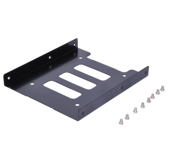 

Professional 2.5 Inch To 3.5 Inch SSD HDD Metal Adapter Rack Hard Drive SSD Mounting Bracket Holder For PC Black