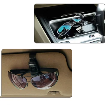 

Car Auto Sun Visor Glasses Sunglasses Clip Card Ticket Holder Pen Case Box Universal Accessories