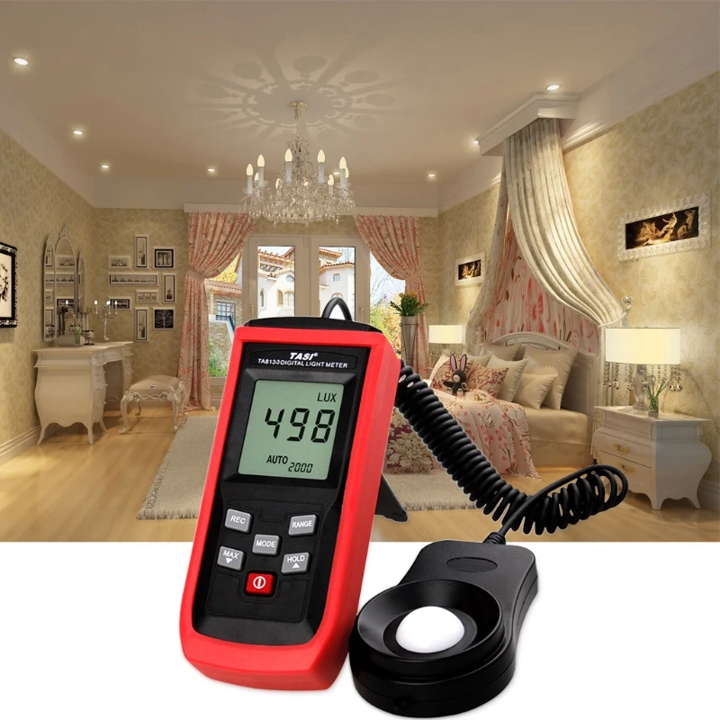 

TA8133 Digital Luxmeter illuminance Light Meter 200000Lux Lux/FC illuminometer