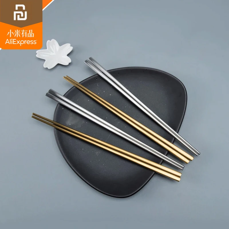 4 пары палочек для еды Xiaomi Mijia smart home Maision Maxx 304 из нержавеющей стали китайские