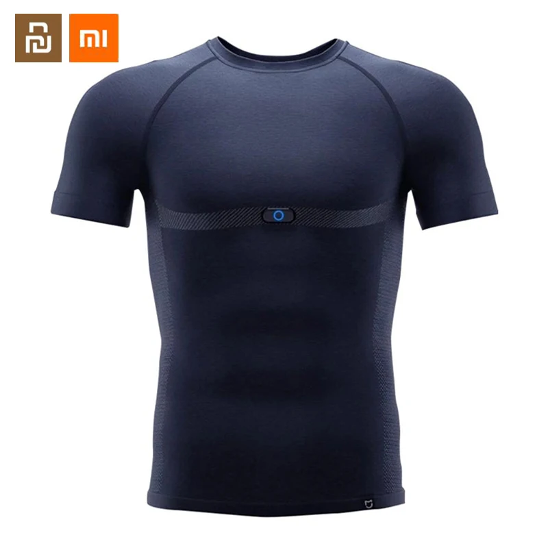 Оригинальная Xiaomi Mijia MI новая умная футболка с монитором сердечного ритма Sport ECG
