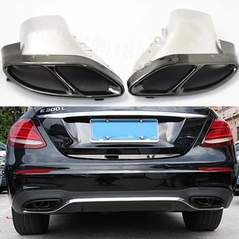 

2pcs Stainless Steel Car Exhaust Pipe Muffler Tips For Mercedes Benz W212 W213 W205 X253 W246 W176 X166 A B C E GLS GLC CLASS