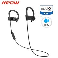 Mpow D9 Bluetooth 5,0 беспроводные наушники 16-18H Playtime ipx7 водонепроницаемые спортивные наушники с поддержкой APTX для Android iPhone samsung