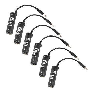 

IRig 6Pcs Guitar Link o Interface Cable Rig Adapter Converter System for Phone / for iPad New Wholesale Sale