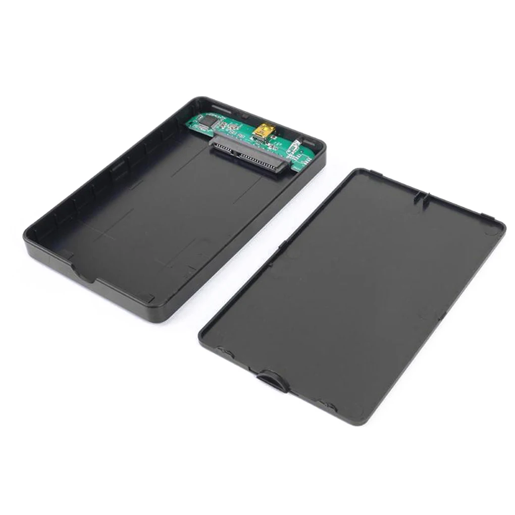 Sata to USB2.0 2.5 inch Hard Disk Case External Hard Disk Box with USB Cable HDD Enclosure USB2.0