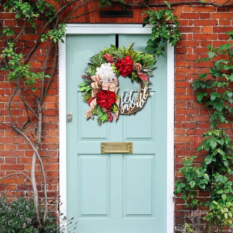 

Double Wreath Hanger For Christmas Wreath Christmas Halloween Door Iron Hook Hangers Storage Rack Organizer Storage Rack