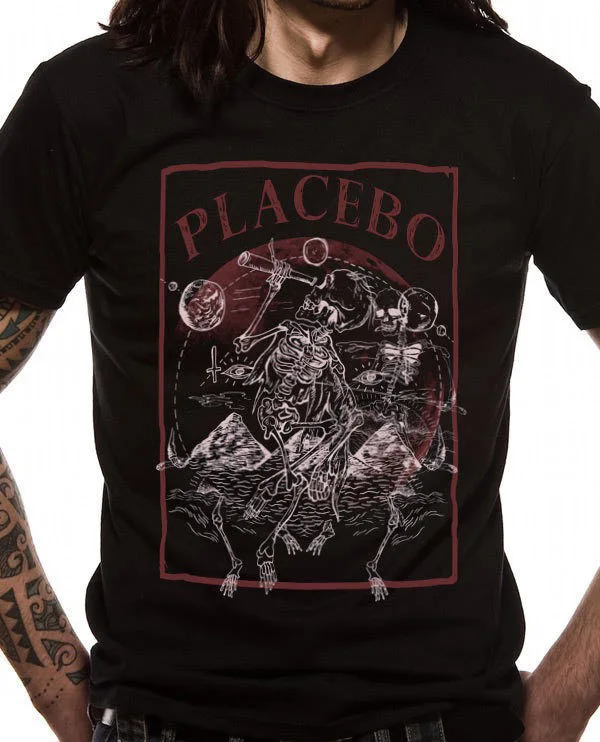 

New 2018 Fashion T Shirt Men Placebo Skeleton ( T Shirt Unisex Tg M ) Taglia M