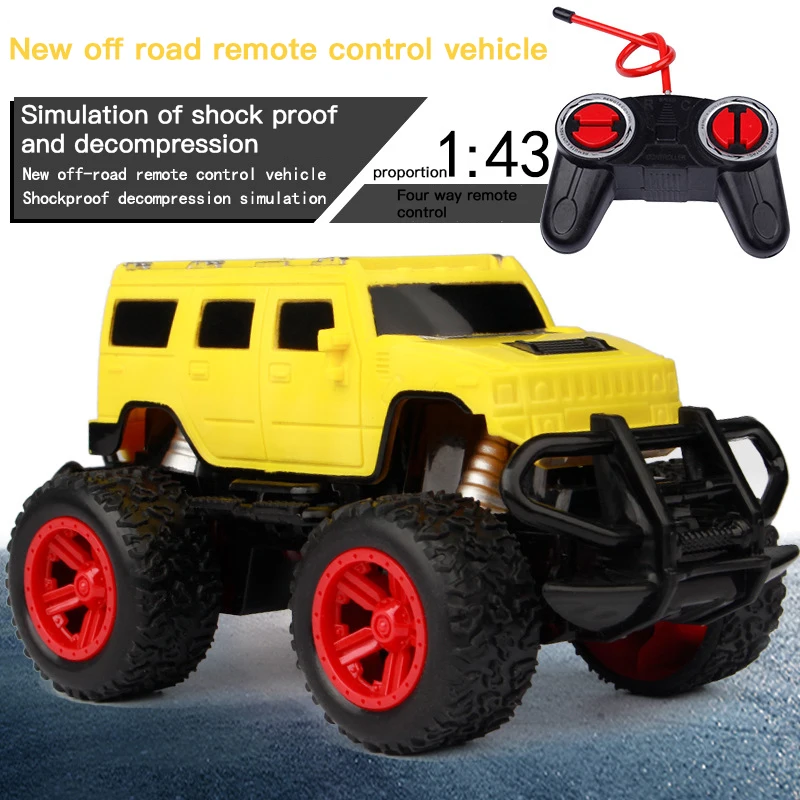 

New Children's Toy 1:43 Simulation 4 Channel Remote Control Car Off-road Vehicle Rc Wireless
