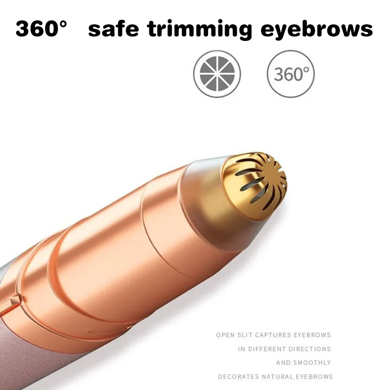 Электрический эпилятор для удаления бровей лица мини бритва мгновенный
