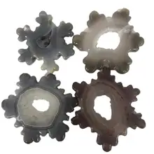 Натуральный агат Geode Снежный кусок Кварцевый Кристалл Исцеление Рейки энергетический драгоценный камень для украшения дома