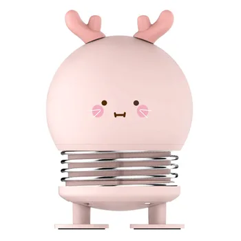 

Spring Press Rechargable Led Bedside Decoration Practical Gift Cute Cartoon Animal Night Light Bedroom Mini Home Help Sleep