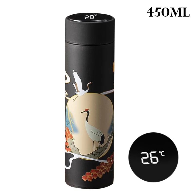 Intelligent Thermos Coffee Bottle Chinese Classical Style LED Touch Di –  TheWokeNest