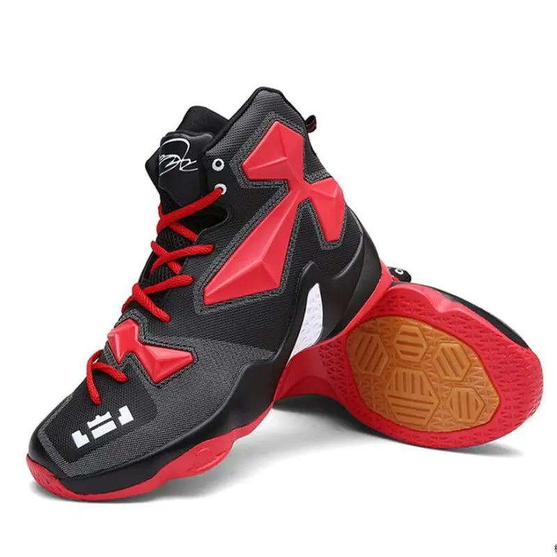 Мужская Баскетбольная обувь, амортизирующие мужские спортивные кроссовки для спортзала, высокие дышащие тренировочные ботильоны, женская уличная Обувь Jordan