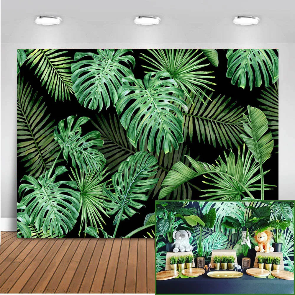 Jungle Forest Photography Background Spring Photo Booth Studio Safari Party Backdrop Vinyl Backdrops | Электроника