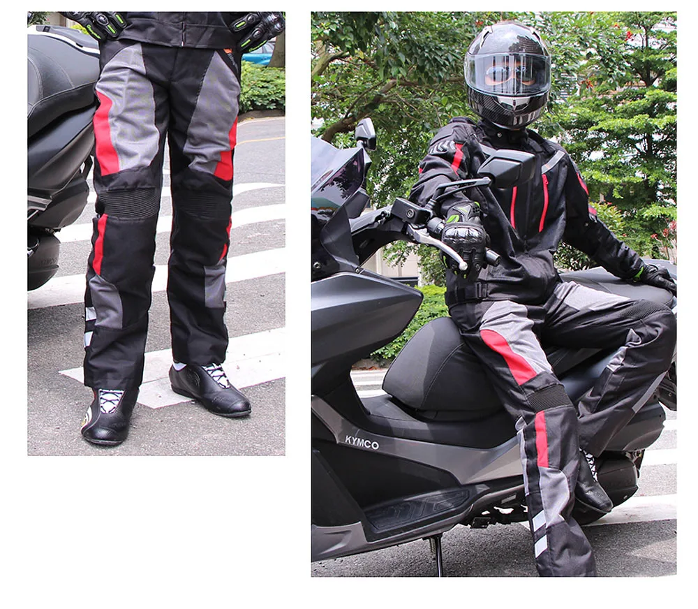 Мужские ветрозащитные штаны для мотоцикла, штаны для езды по бездорожью, спортивная защита для коленей, спортивные штаны