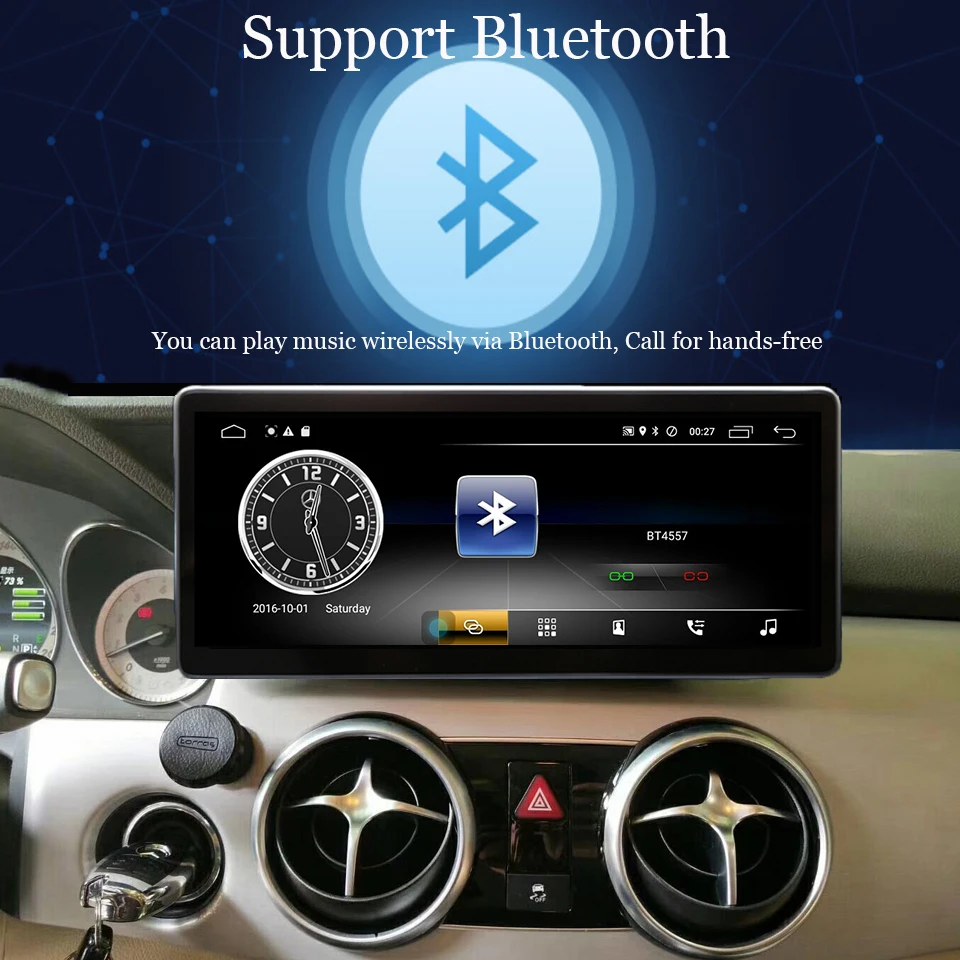 Best Car radio Android multimedia audio player For Mercedes Benz GLK X204 2013-2015 10.25 inch touch screen GPS Support Carplay 14