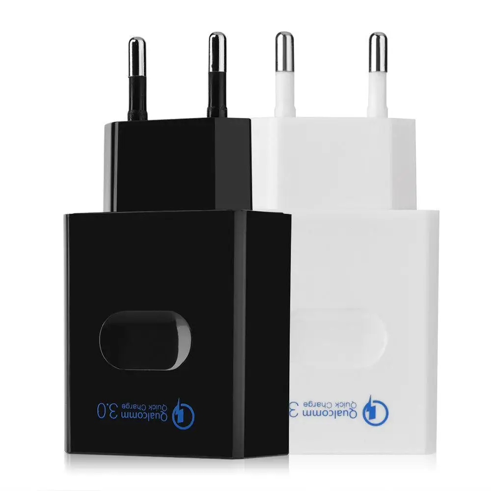 QC3.0 Быстрая зарядка Телефон USB настенное зарядное устройство Универсальный USB адаптер питания ЕС вилка