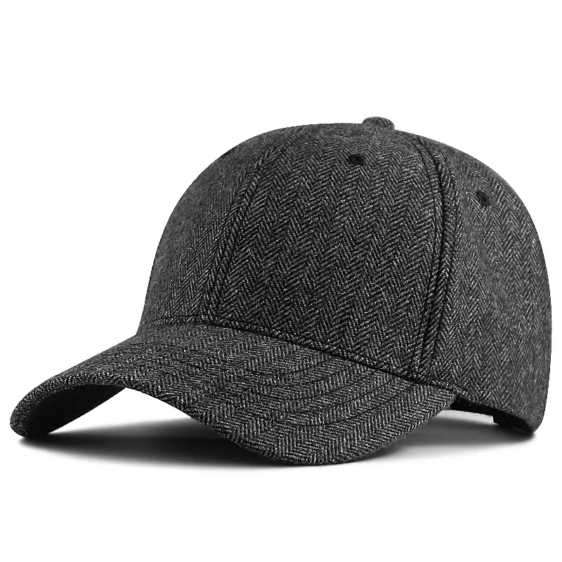 Winter Dad Caps Big Head Man Plus Size Baseball Cap Adult Outdoors Felt Large Snapback Hat 56-60CM 60-65CM
