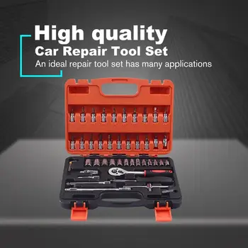 

2019 New 46Pcs Socket Set Combination Tool Wrench Socket Spanner Screwdriver for Household Motorcycle Car Repair Hand Tools