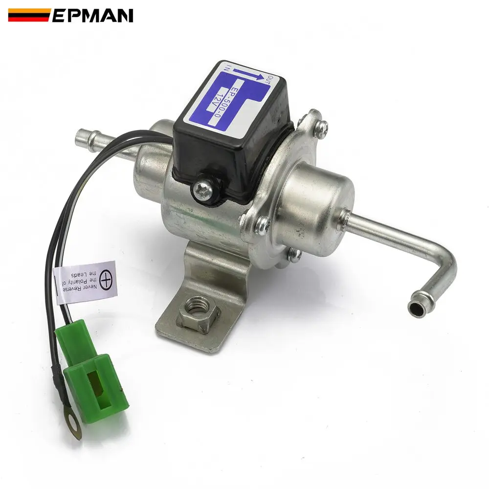 EPMAN Electronic External Fuel Pump 12V EP-500-0 Diesel Gasoline Pertrol Case For Kubota Yanmar Cub Cadet Engine EPRYB5000