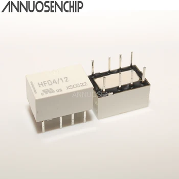 

5PCS/lot Relay HFD4/5 HFD4/12 HFD4/24 8PIN 2A Two sets of conversion DIP8