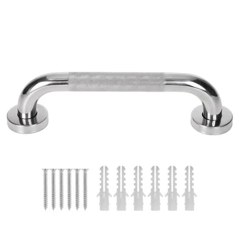 

Safety Helping Handle Stainless Steel Grab Bar Assist Anti-Slip Grip Towel Rack