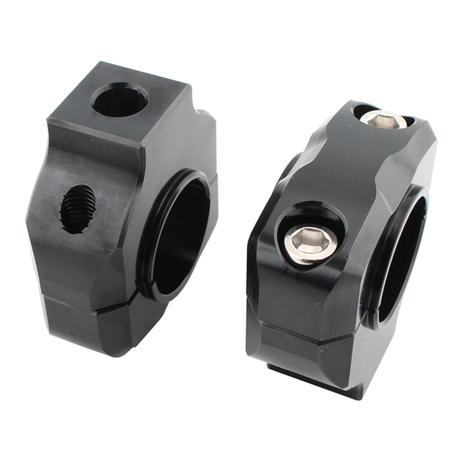 1 Pair Universal Aluminum Alloy 28mm Handle Bar Riser Clamp Monut Bar Riser