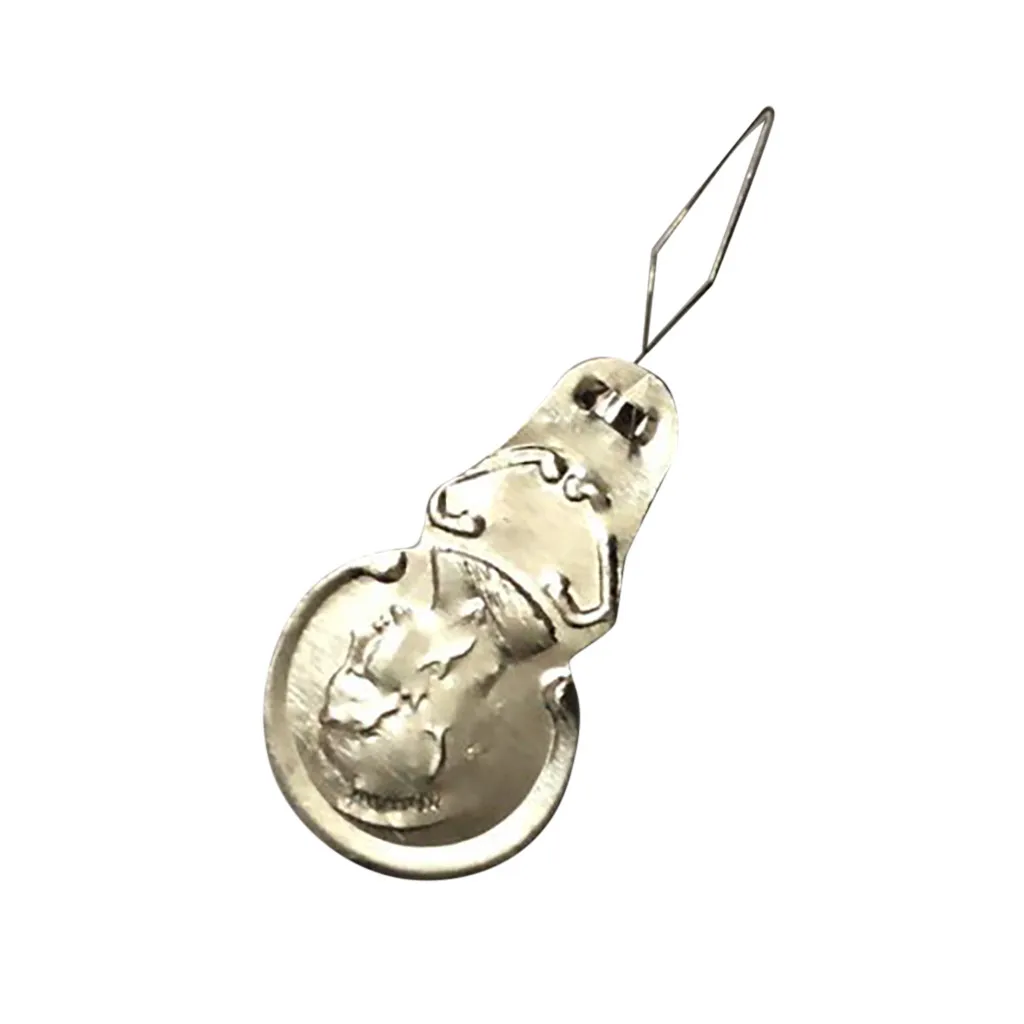 Enhebrador de aguja de plata para ancianos, herramienta de enhebrador de hilo dedal, guía, dispositivo fácil, rosca automática, nueva costura, 100 Uds.