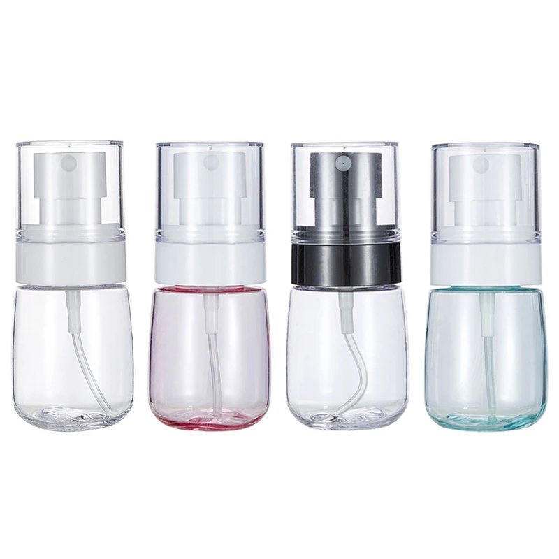 30ml 60ml Spray Bottle Ravel Makeup And Skin Care Refillable Bottle Transparent Plastic Perfume Spray Bottle Kitchen Storage